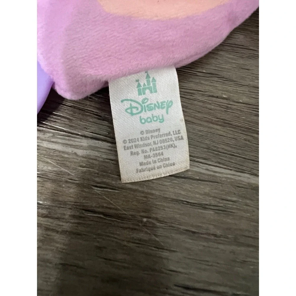 Disney Baby Angel Plush Teether Stuffed Animal‎ Lilo & Stitch Purple Pink Lovey